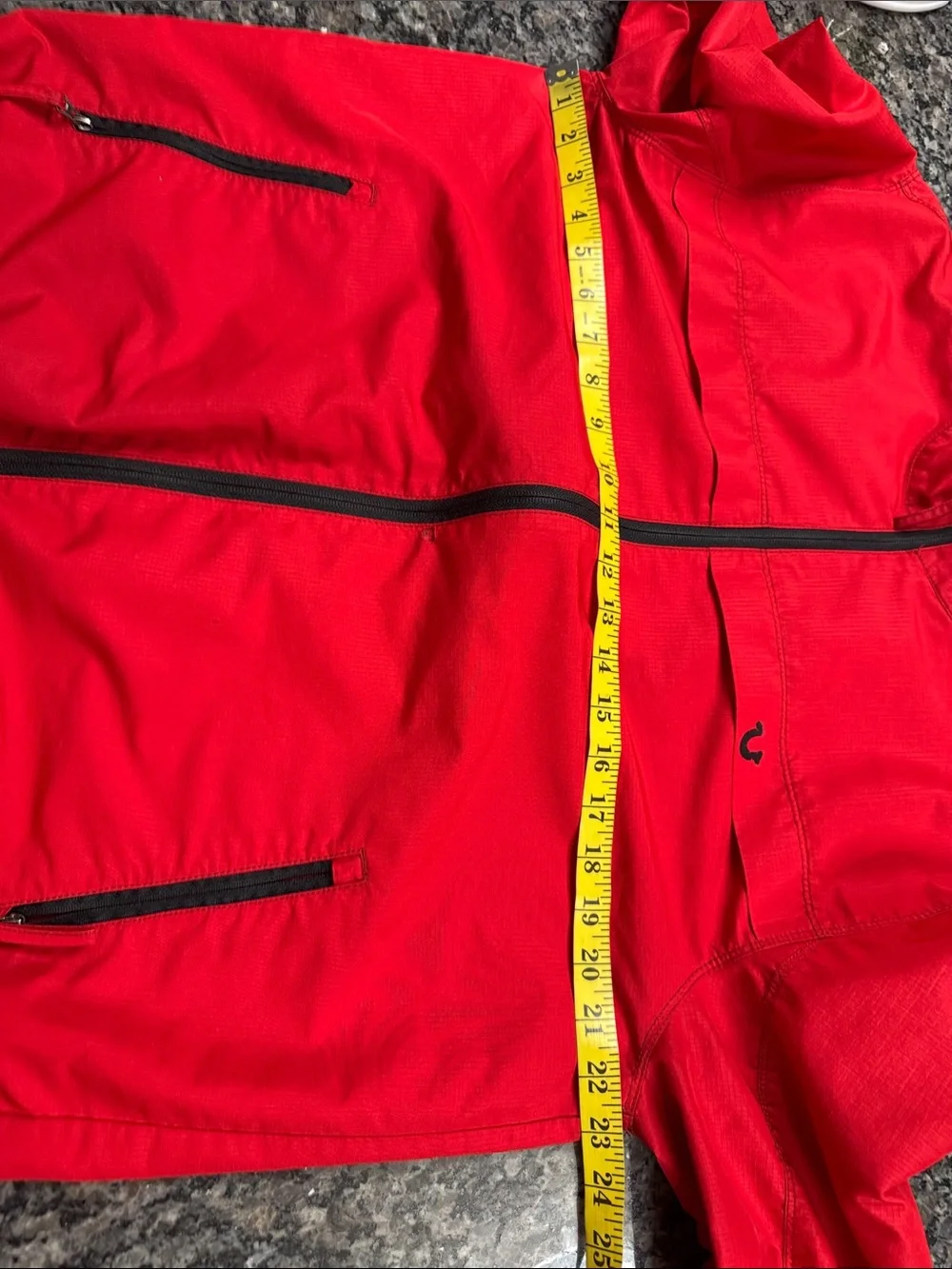 True Religion Men’s Red Windbreaker Jacket